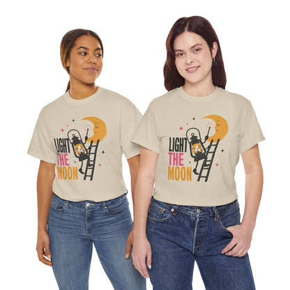 Light the Moon Pop Art Tee — Lantern Lighting the Moon Graphic Tee