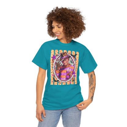 Freddy Krueger Portrait Tee — Colorful Spooky Horror Shirt