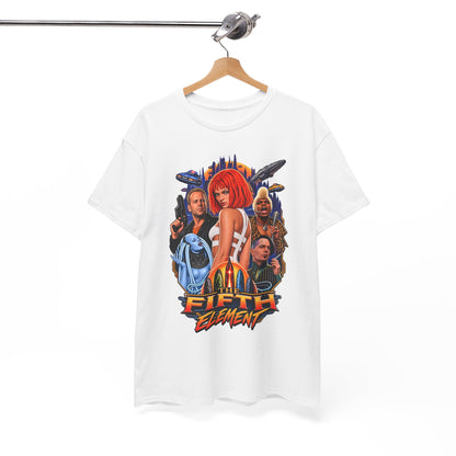 Retro Sci-Fi Character Collage Graphic Tee