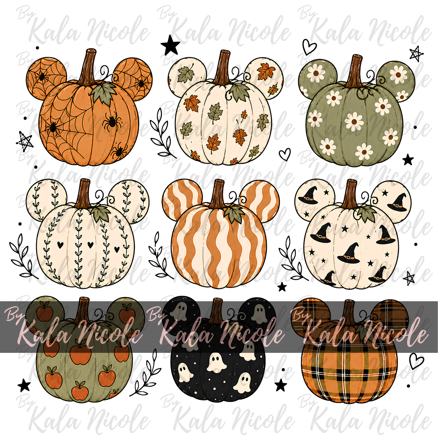 Mickey Pumpkin Patch PNG | Design 6