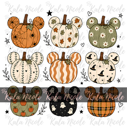 Mickey Pumpkin Patch PNG | Design 6