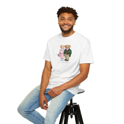 Personalized Couples T-Shirt — Custom Teddy Bear Graphic Tee | Gift for Him & Her
