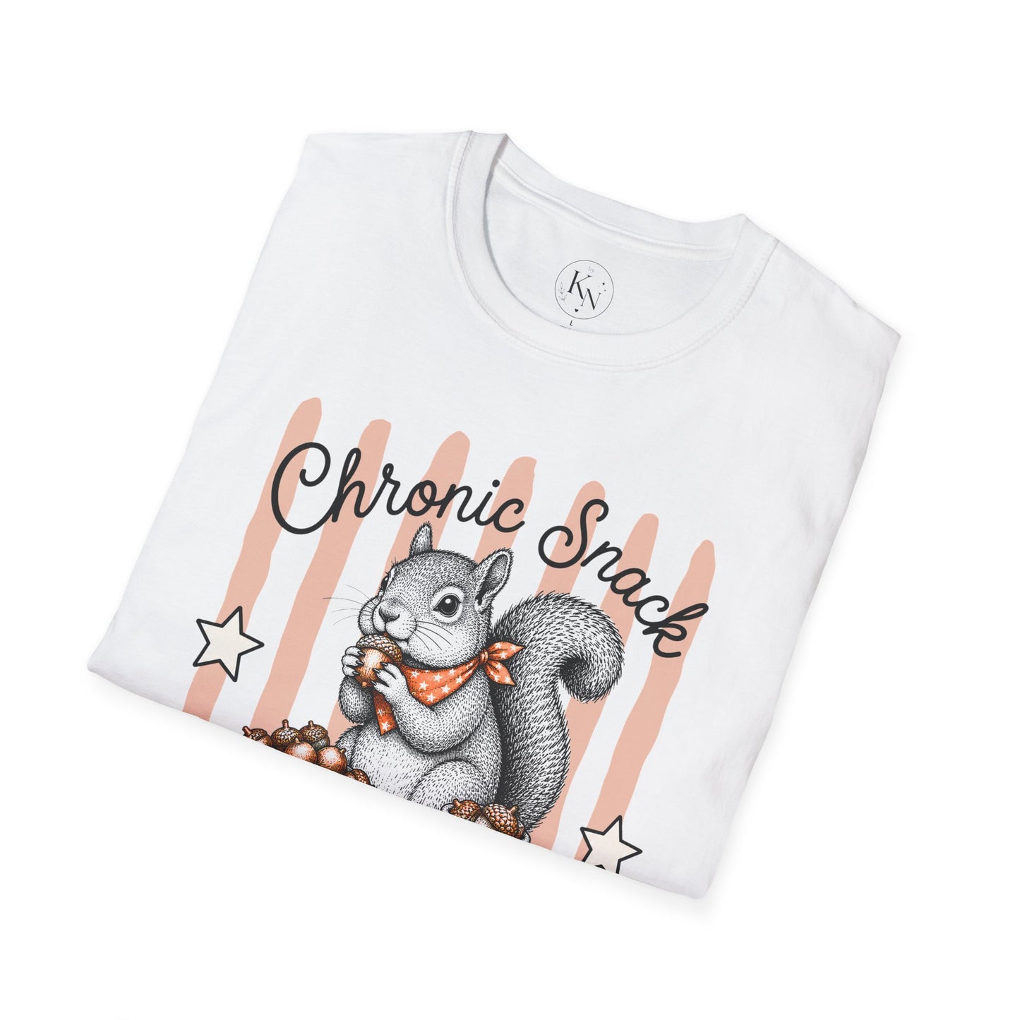 'Chronic Snack Collector' Squirrel Graphic Tee