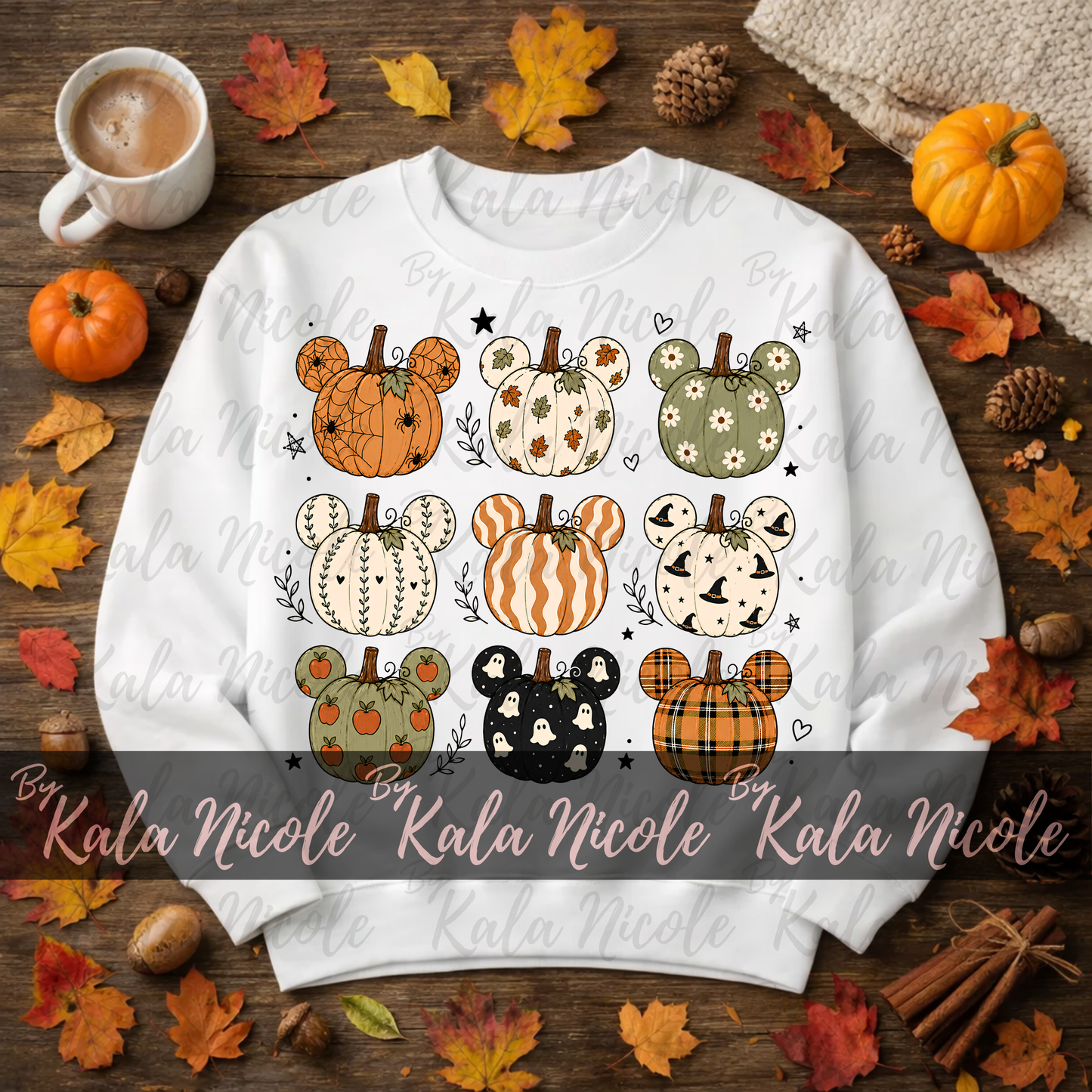 Mickey Pumpkin Patch PNG | Design 6