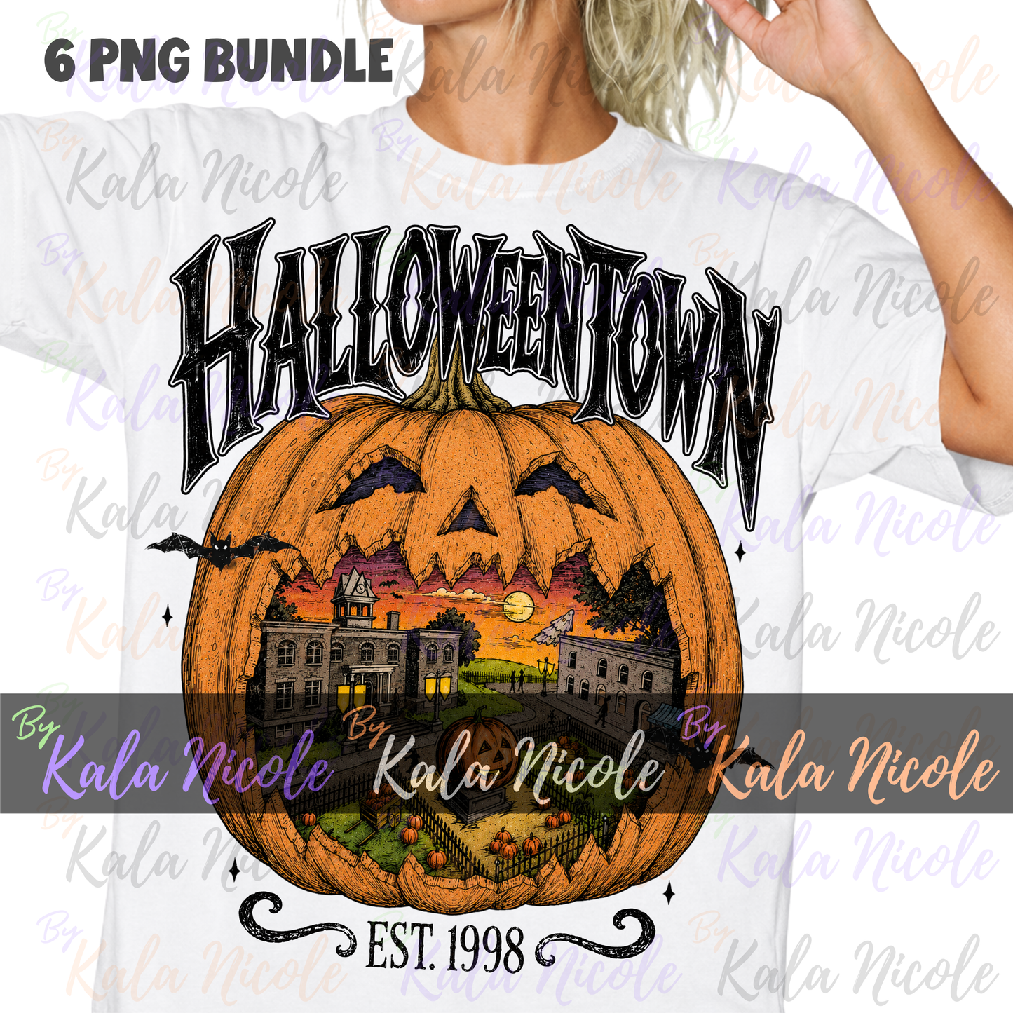 Halloweentown PNG Bundle