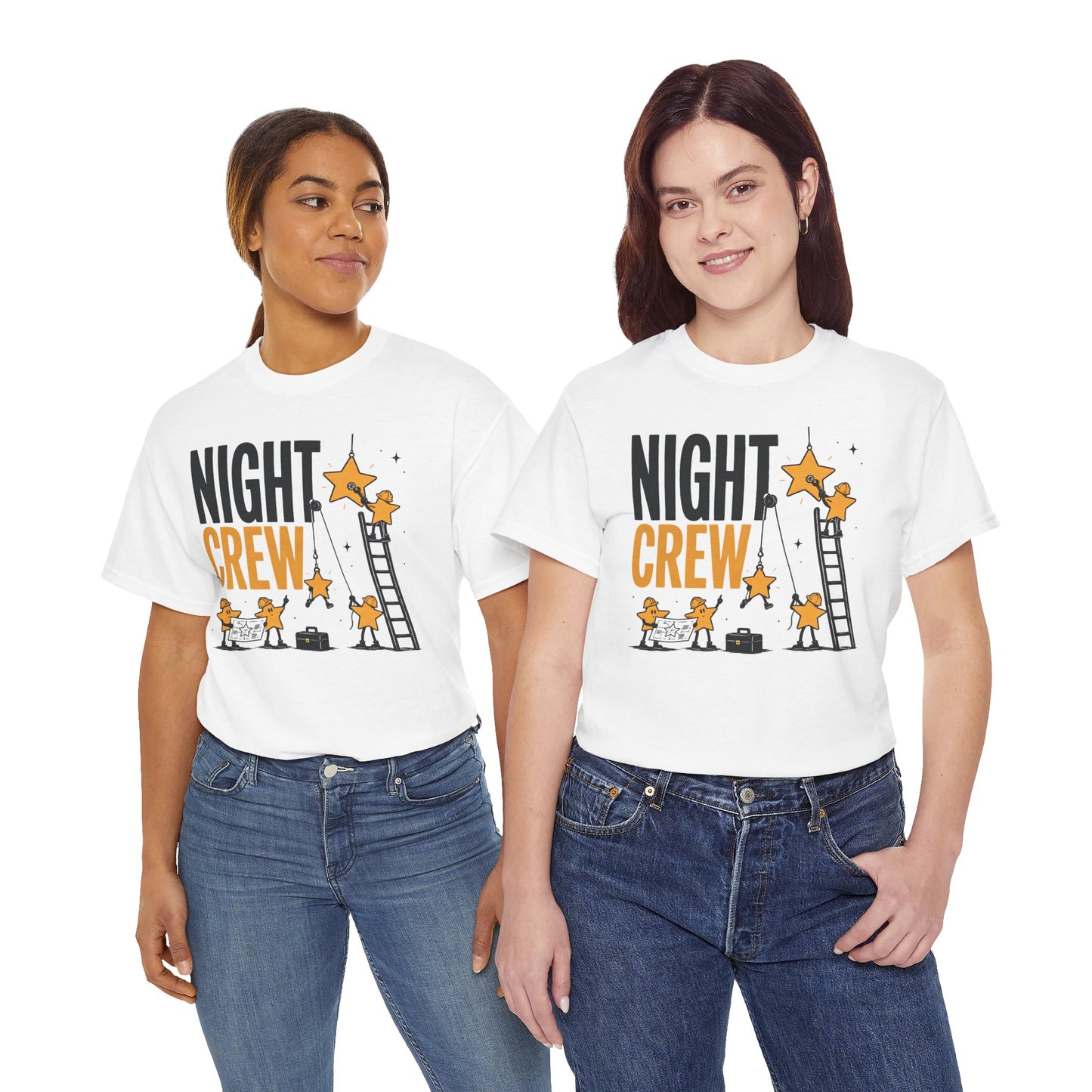 Night Crew Pop Art Tee — Stars Hanging Stars Graphic Tee