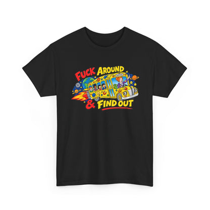 Fuck Around & Find Out Retro Comic Graphic Tee