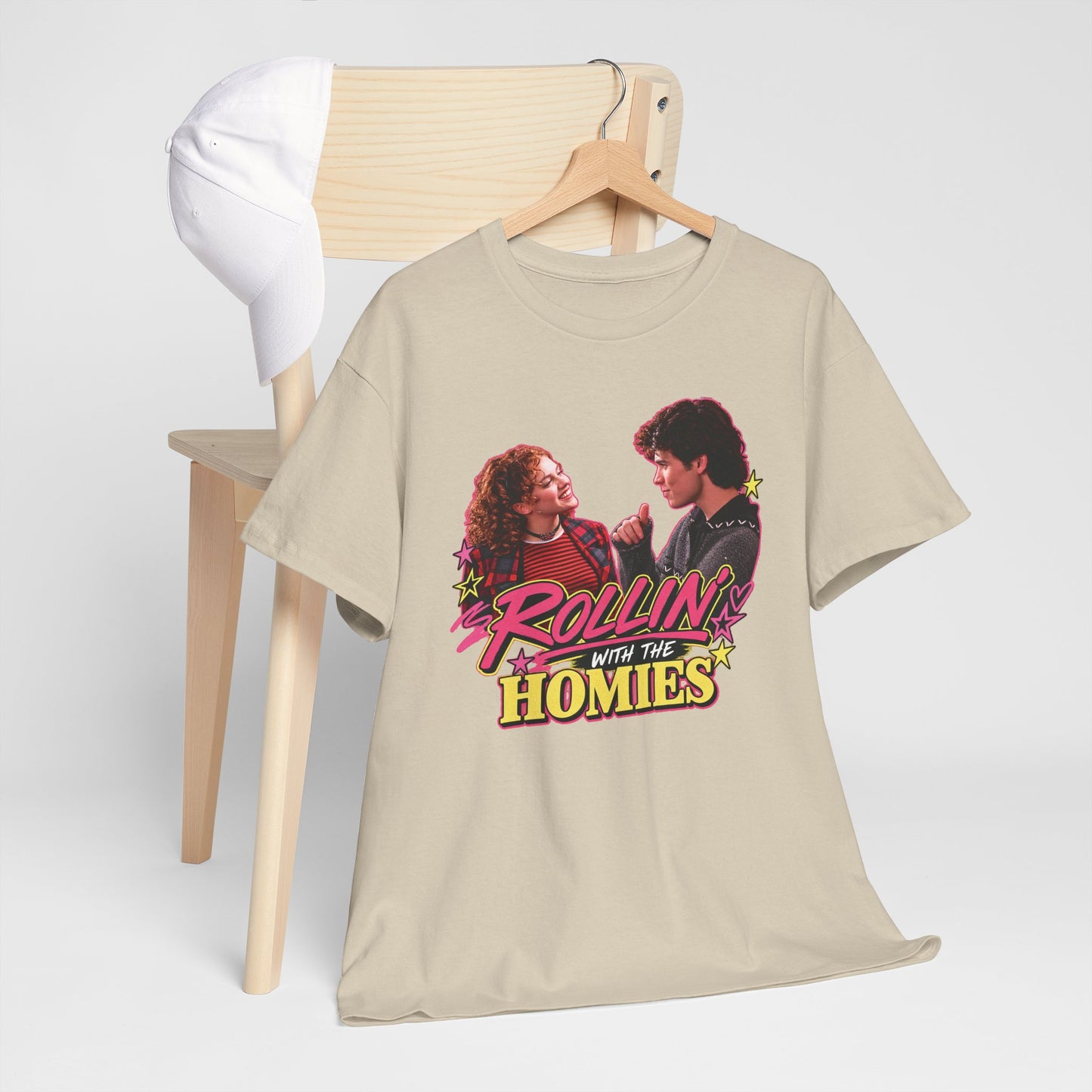 Rollin' With The Homies Tee | Retro Movie Quote Graphic Shirt