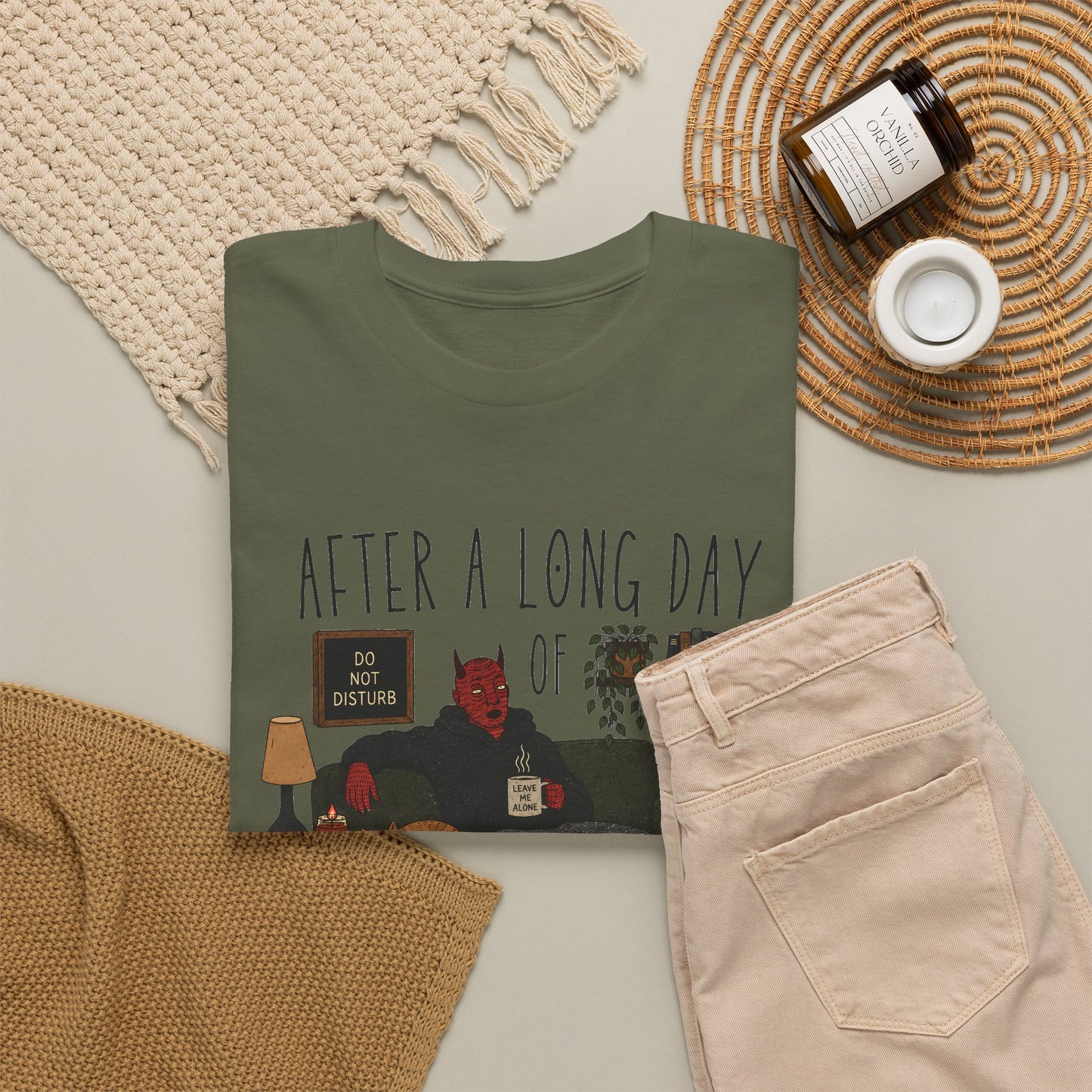 Introvert Humor T-Shirt — "After a Long Day of Pretending to Like People" Graphic Tee