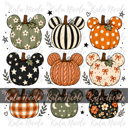Mickey Pumpkin Patch PNG | Design 7