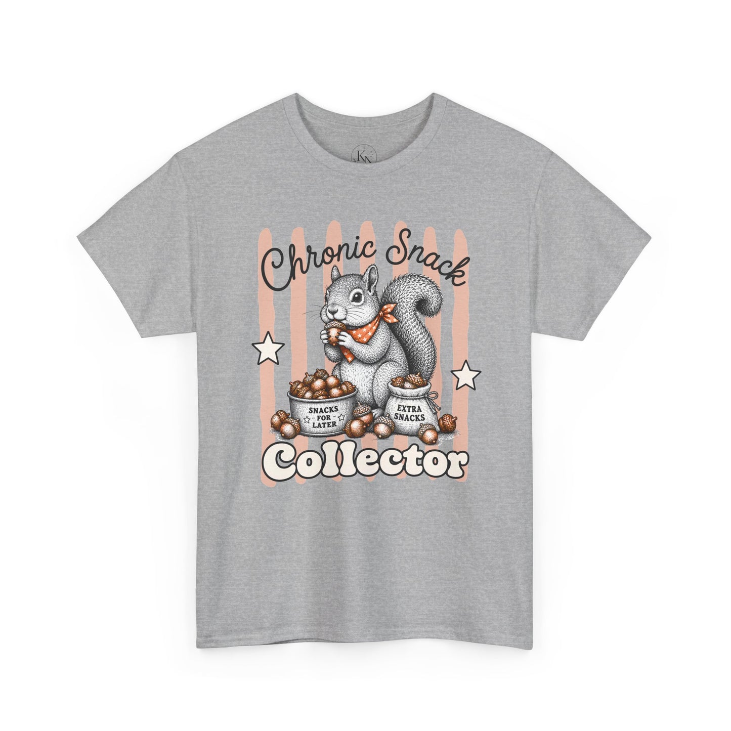 Chronic Snack Collector Retro Squirrel Graphic Tee