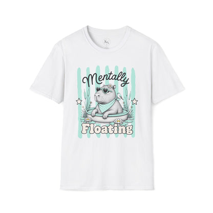 'Mentally Floating' Capybara Graphic Tee