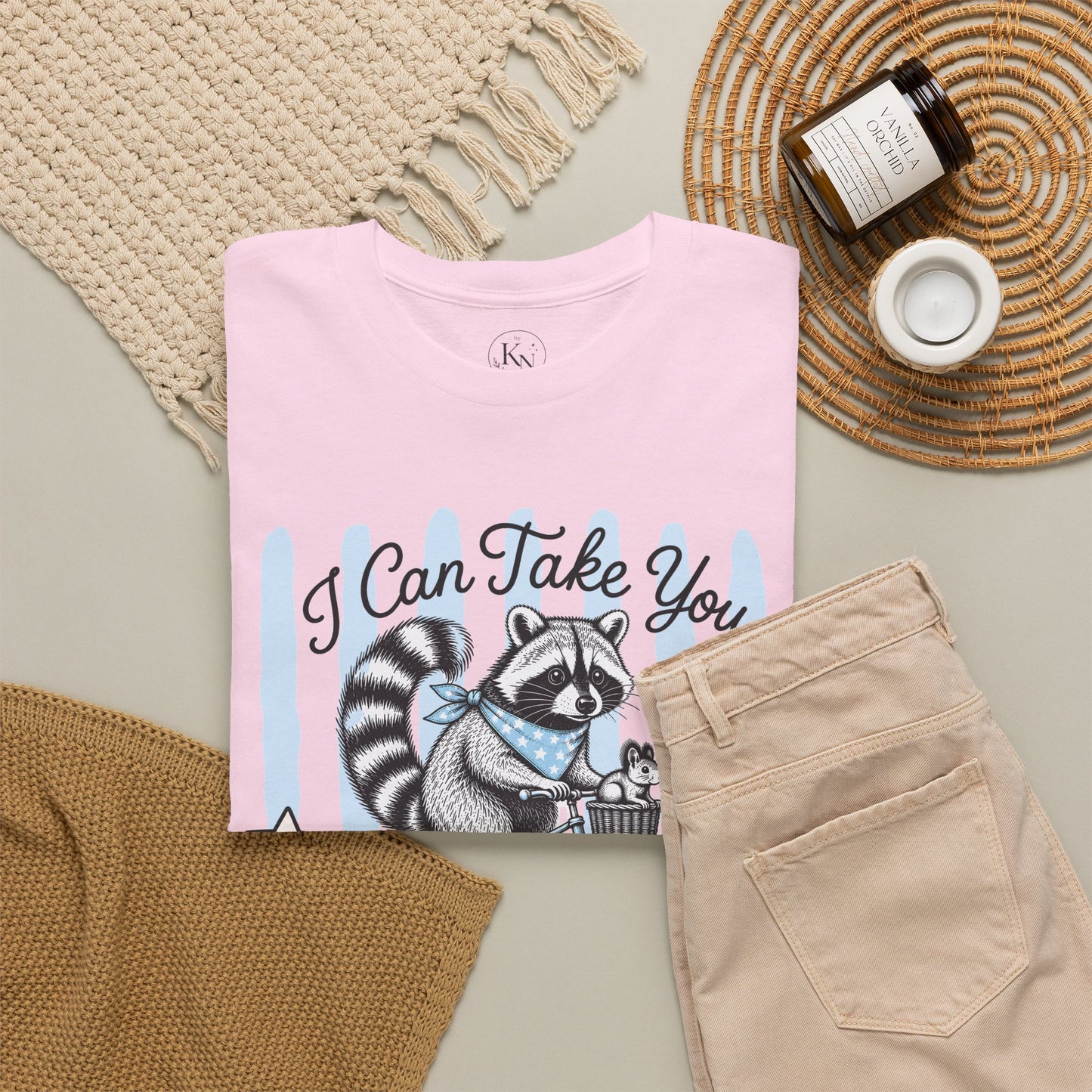 I Can Take You To The Trash Retro Raccoon Graphic Tee