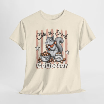 Chronic Snack Collector Retro Squirrel Graphic Tee