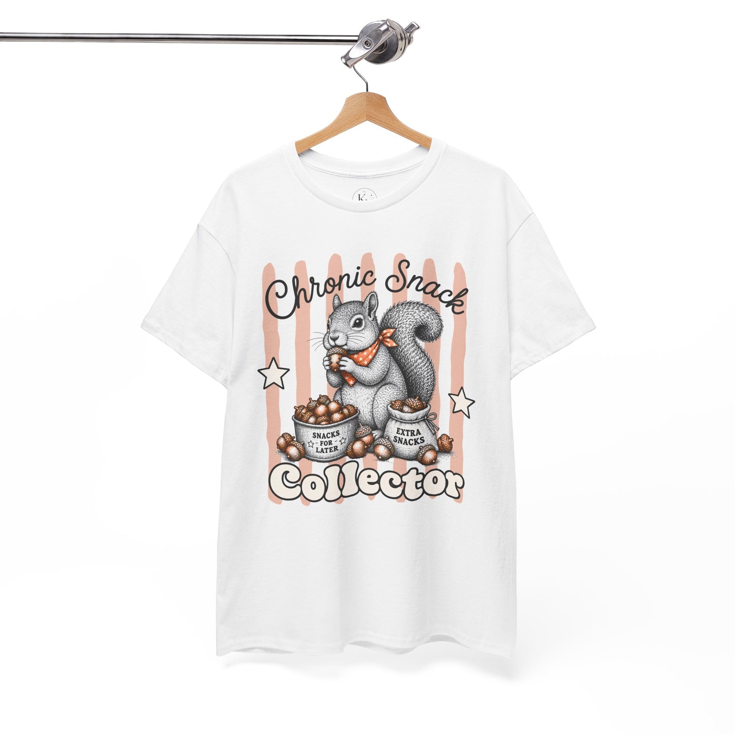Chronic Snack Collector Retro Squirrel Graphic Tee