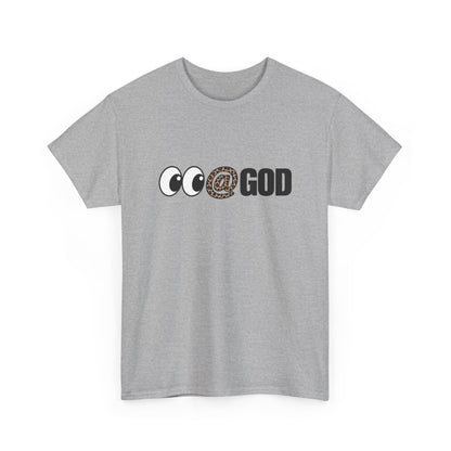 Look At God Leopard Print Graphic Tee