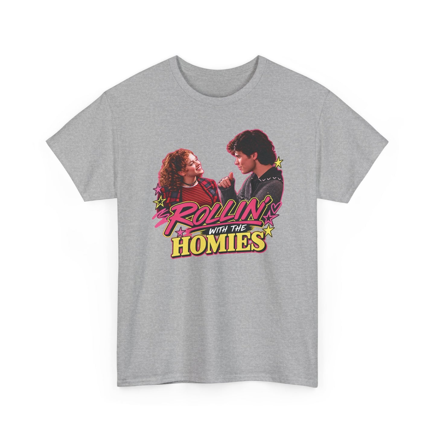 Rollin' With The Homies Tee | Retro Movie Quote Graphic Shirt