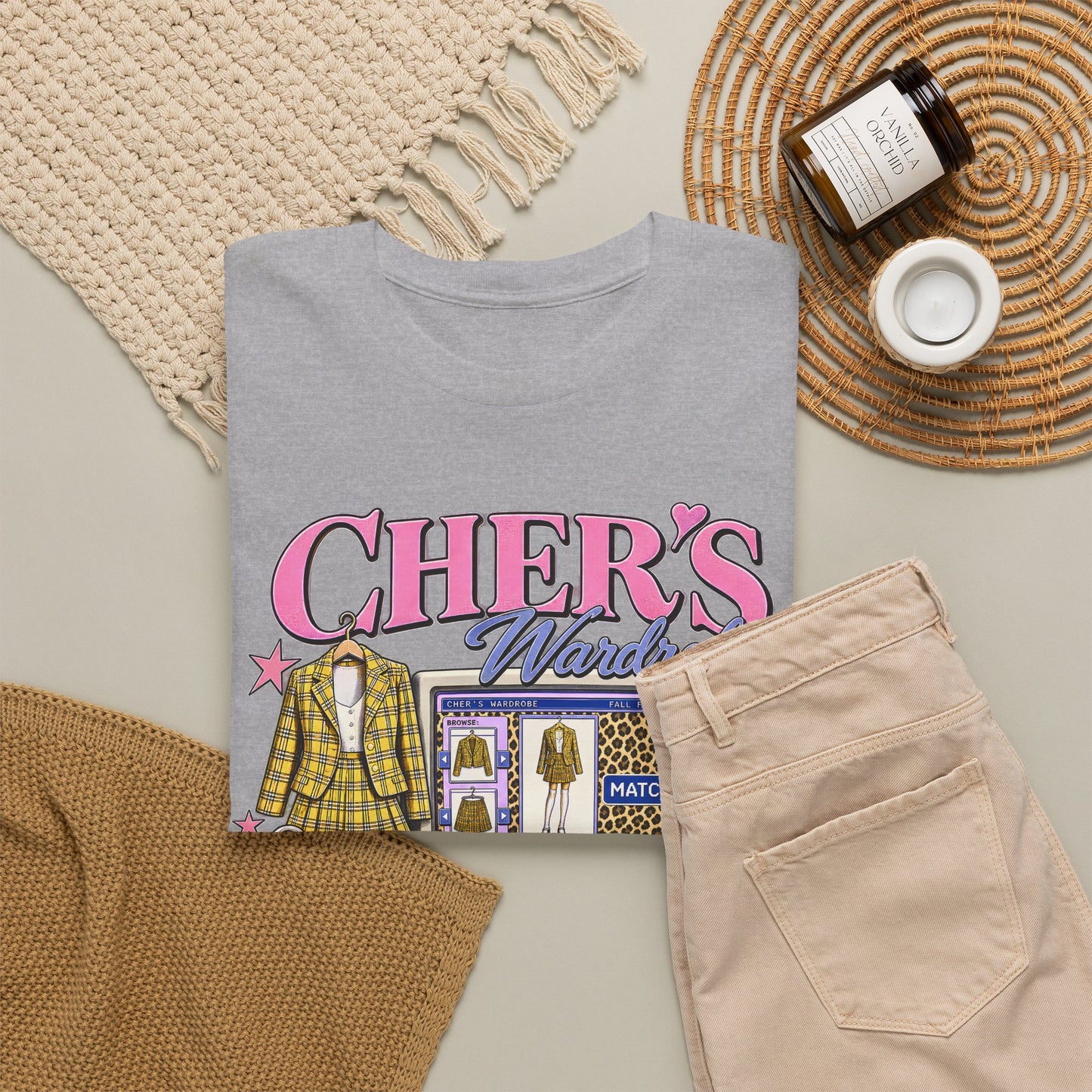 Cher's Wardrobe Graphic Tee | 90s Movie Nostalgia