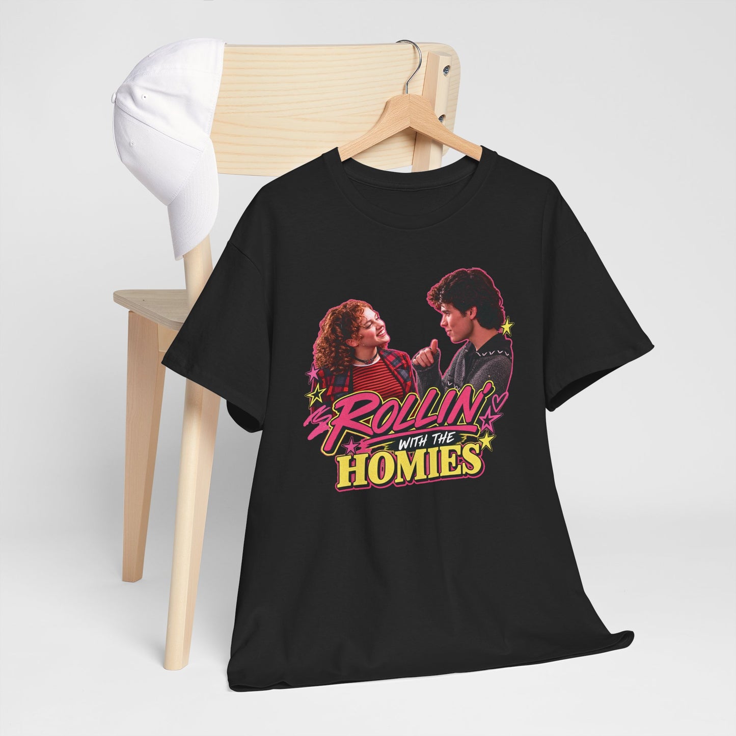 Rollin' With The Homies Tee | Retro Movie Quote Graphic Shirt
