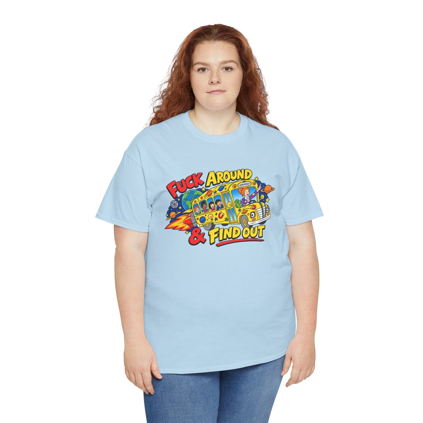 Fuck Around & Find Out Retro Comic Graphic Tee