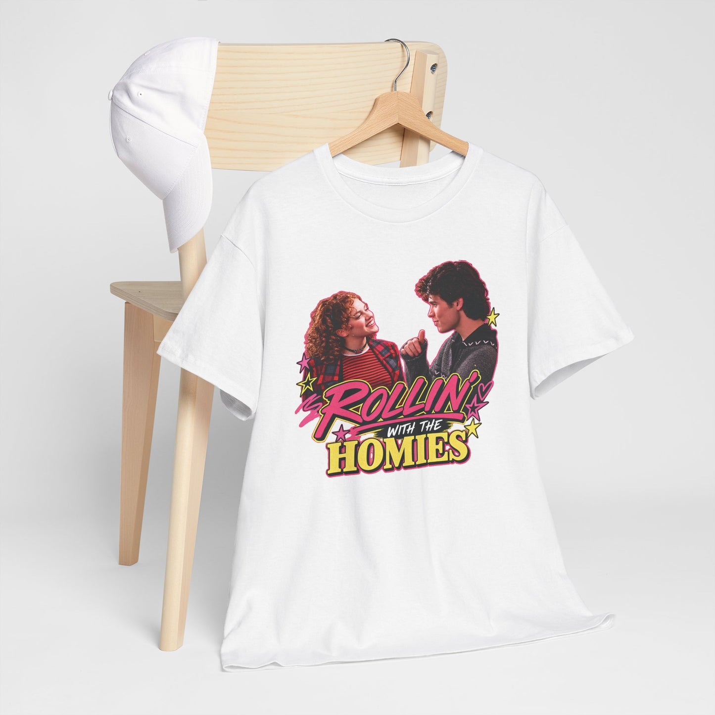 Rollin' With The Homies Tee | Retro Movie Quote Graphic Shirt