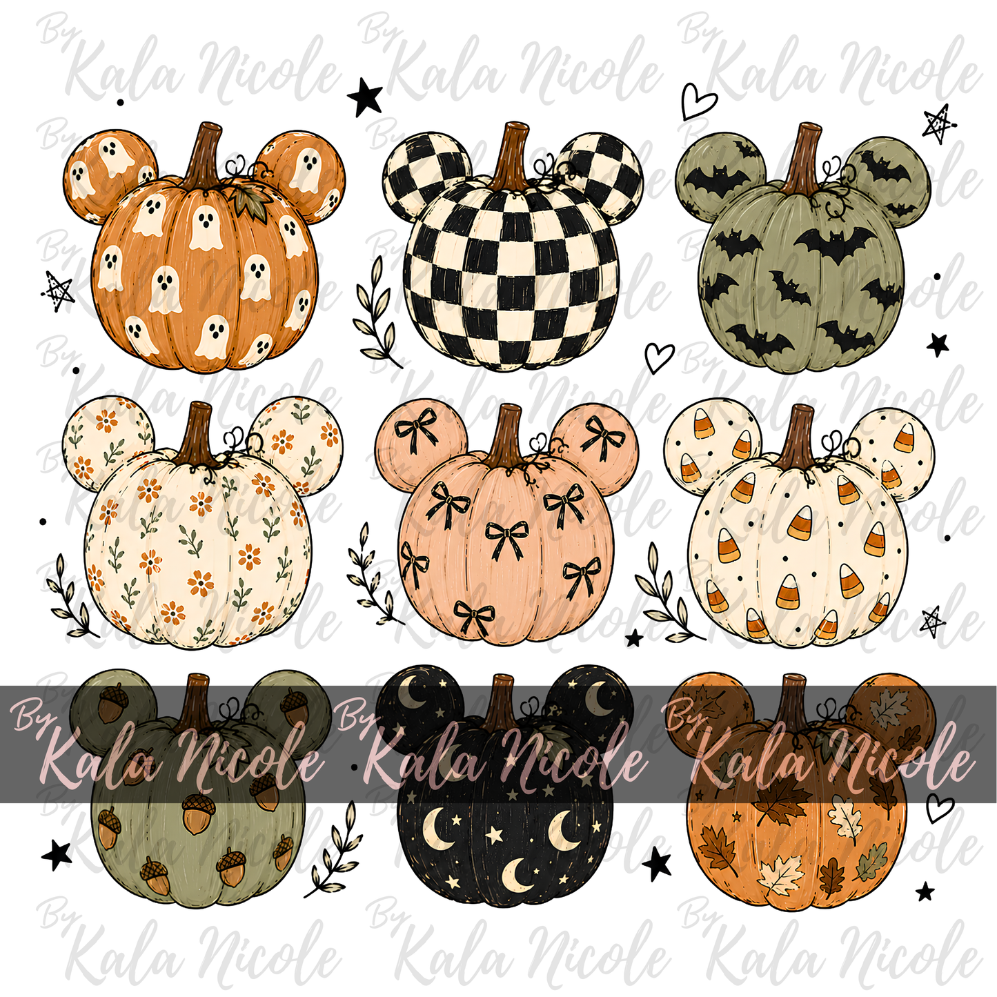 Mickey Pumpkin Patch PNG | Design 8
