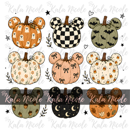 Mickey Pumpkin Patch PNG | Design 8