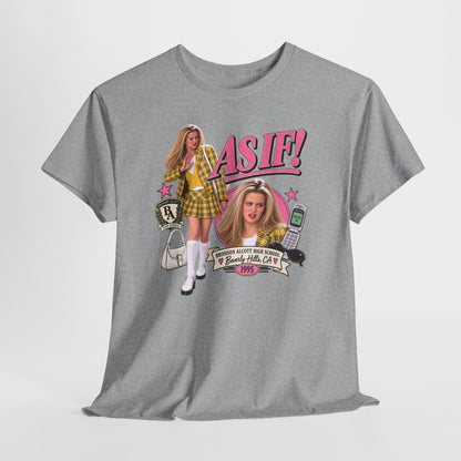 AS IF! Retro 90s Graphic Tee