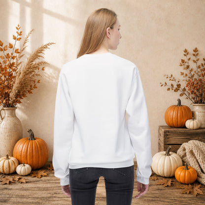 Doberman Halloween Sweatshirt — Spooky Dog Pumpkin Crewneck