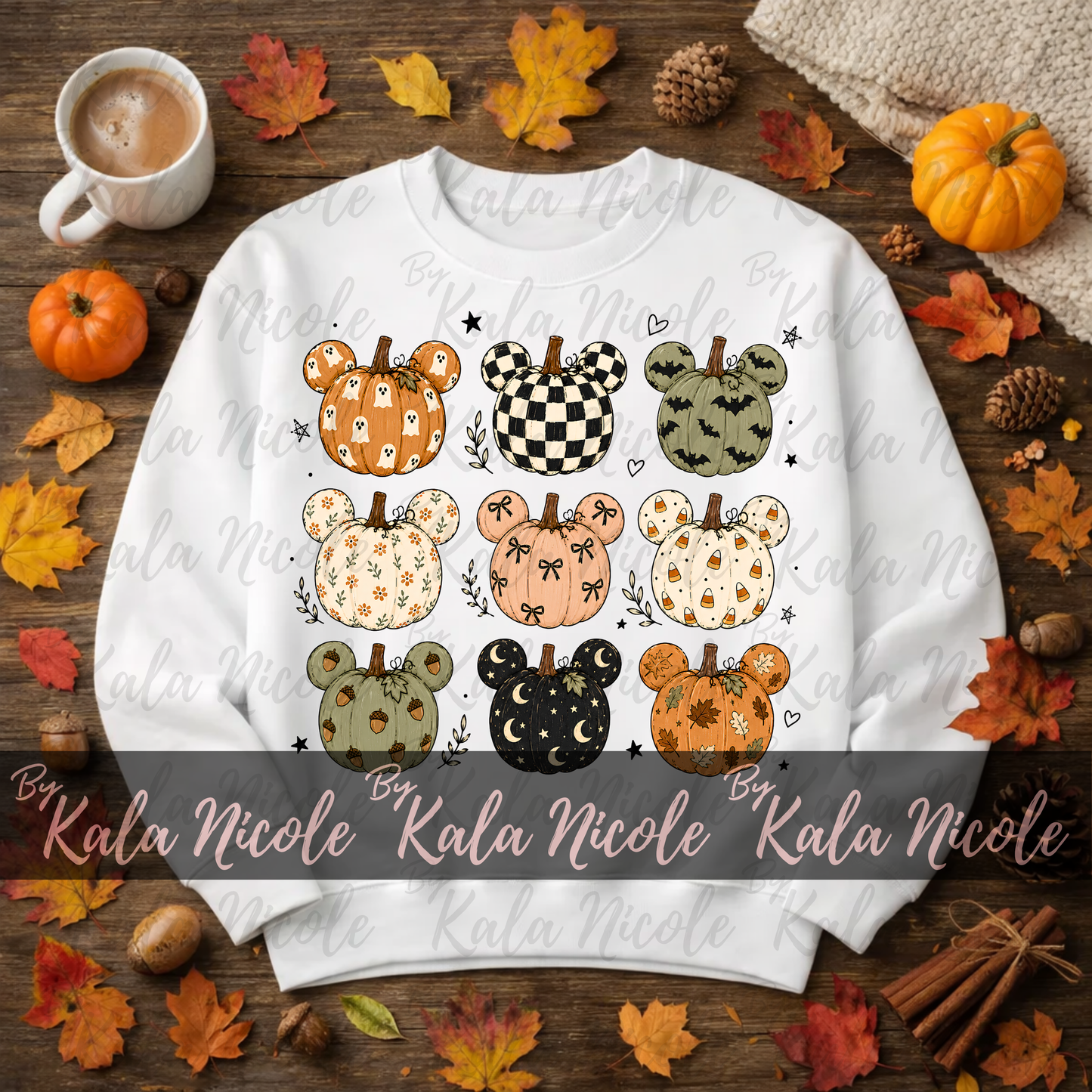 Mickey Pumpkin Patch PNG | Design 8