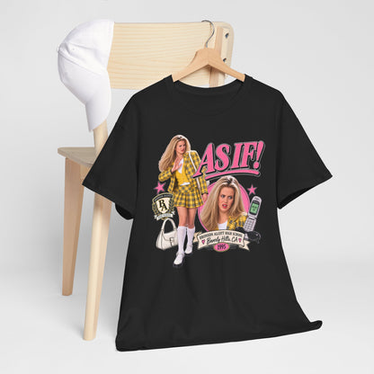 AS IF! Retro 90s Graphic Tee