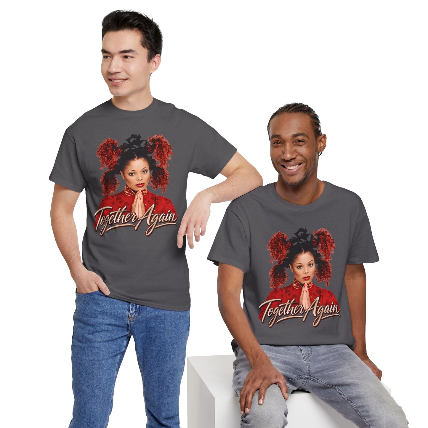 'Together Again' Retro Pop Portrait Graphic Tee