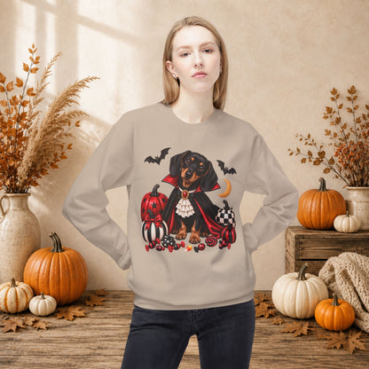 Dachshund Vampire Halloween Sweatshirt
