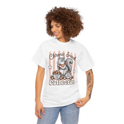 Chronic Snack Collector Retro Squirrel Graphic Tee