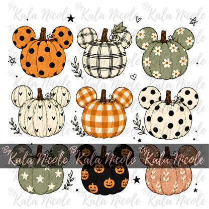 Mickey Pumpkin Patch PNG | Design 9