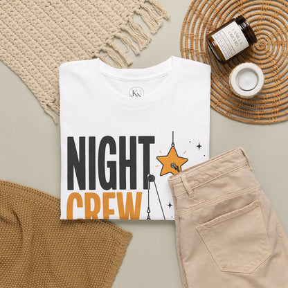 Night Crew Pop Art Tee — Stars Hanging Stars Graphic Tee