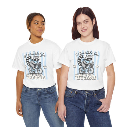 I Can Take You To The Trash Retro Raccoon Graphic Tee