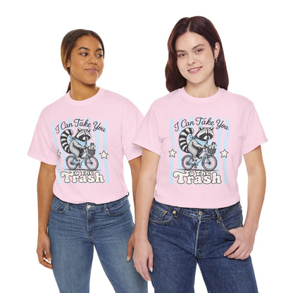 I Can Take You To The Trash Retro Raccoon Graphic Tee