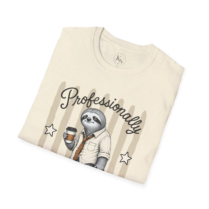 'Professionally Unwell' Sloth Graphic Tee
