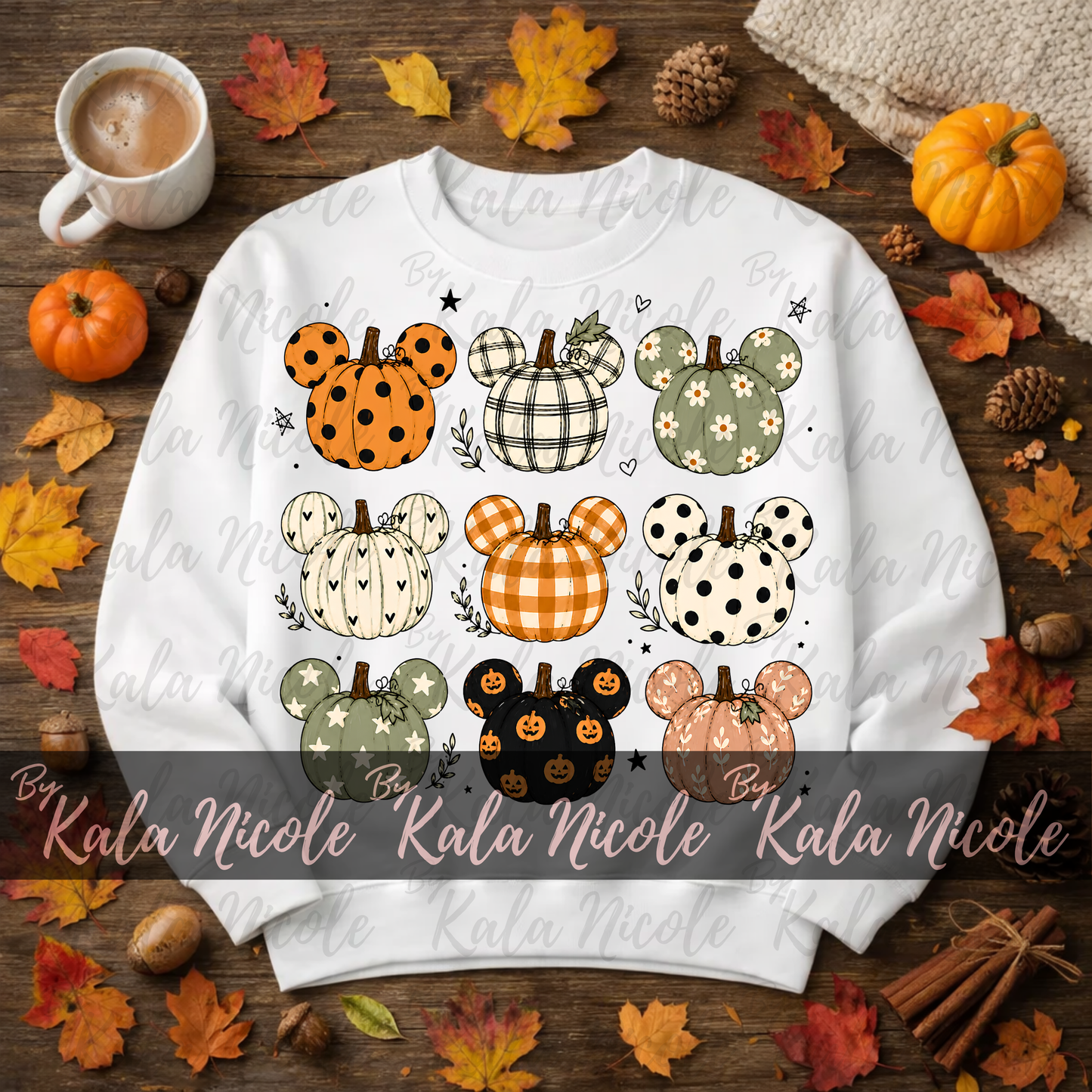 Mickey Pumpkin Patch PNG | Design 9