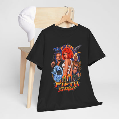 Retro Sci-Fi Character Collage Graphic Tee
