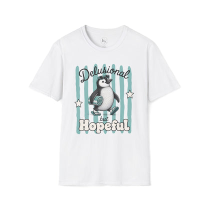 'Delusional but Hopeful' Penguin Graphic Tee