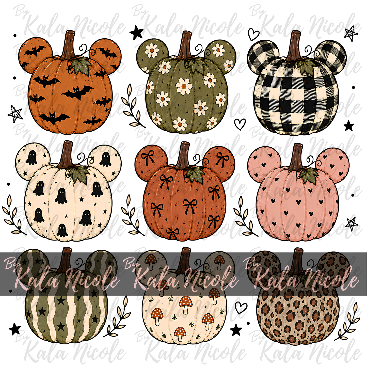Mickey Pumpkin Patch PNG | Design 1