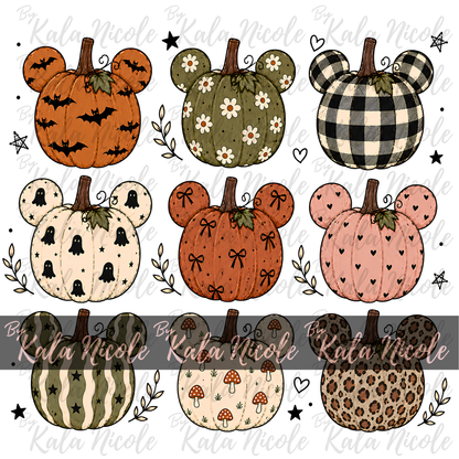 Mickey Pumpkin Patch PNG | Design 1