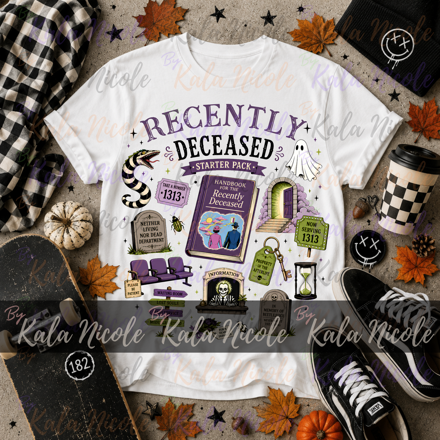 Recently Deceased Starter Pack PNG | Beetlejuice