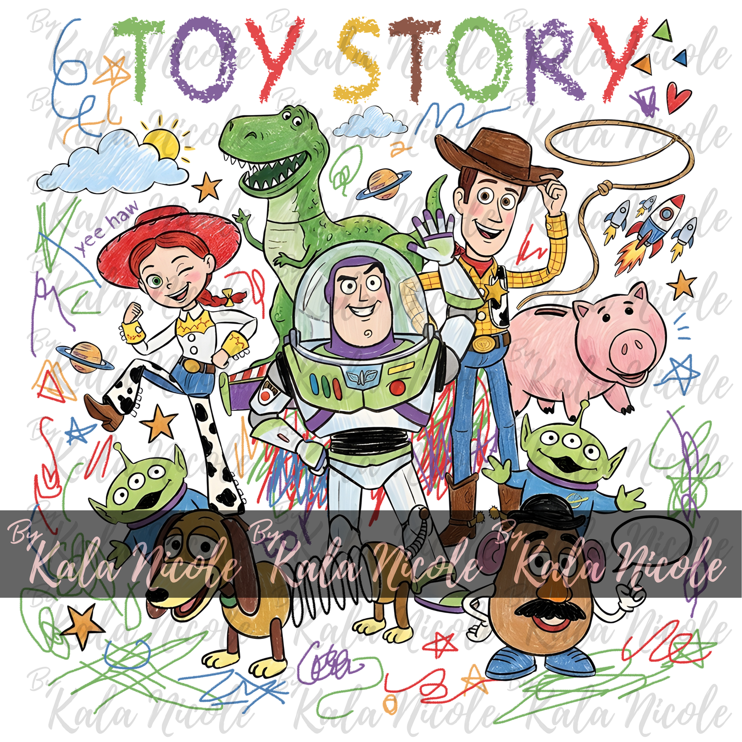 Toy Story Doodle PNG