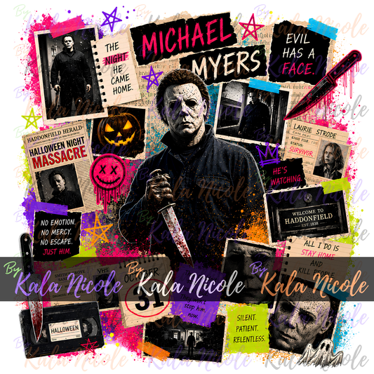 Horror Collage PNG | Michael Myers