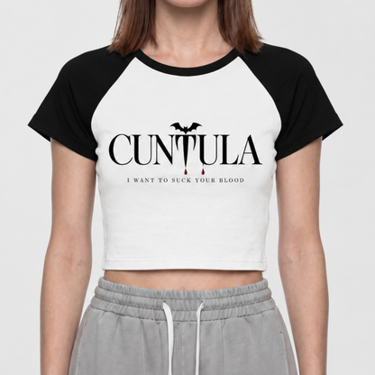 Cuntula Color Block Gothic Baby Tee
