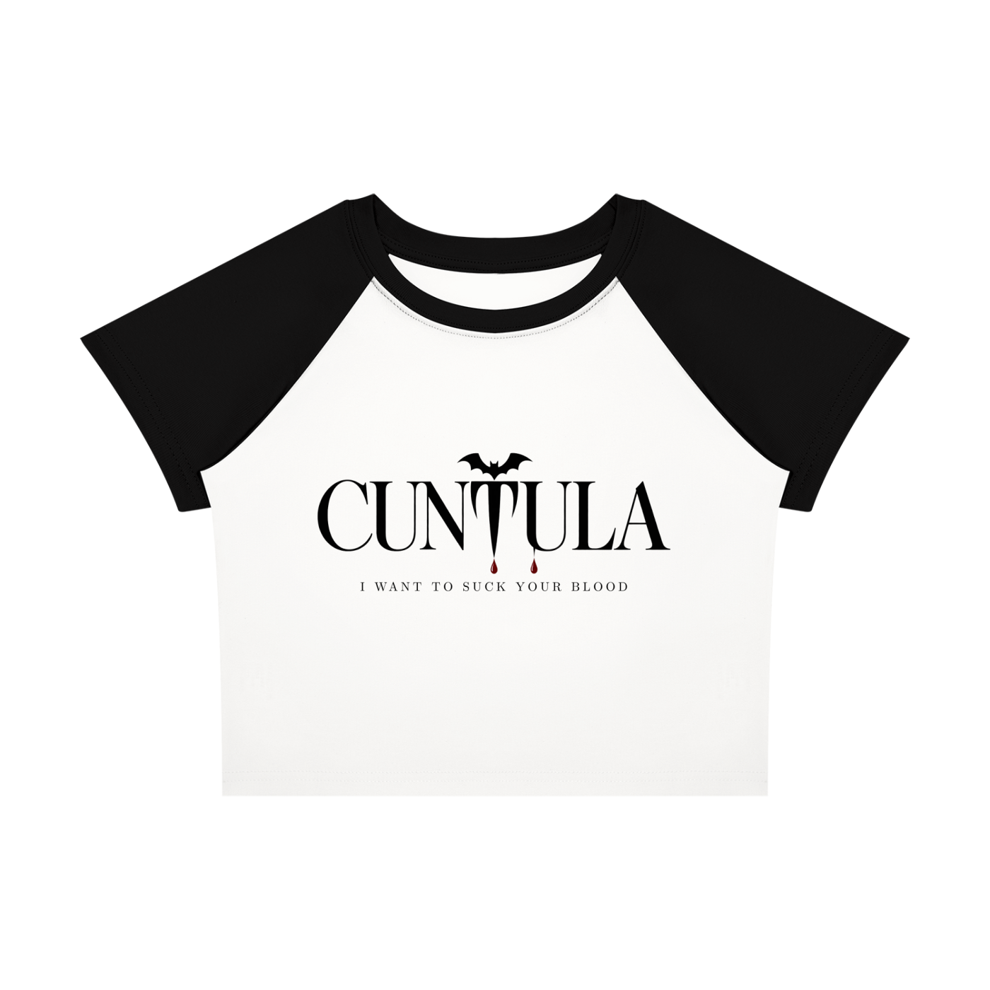 Cuntula Color Block Gothic Baby Tee
