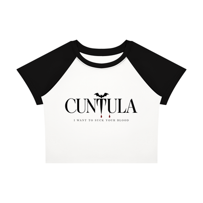 Cuntula Color Block Gothic Baby Tee